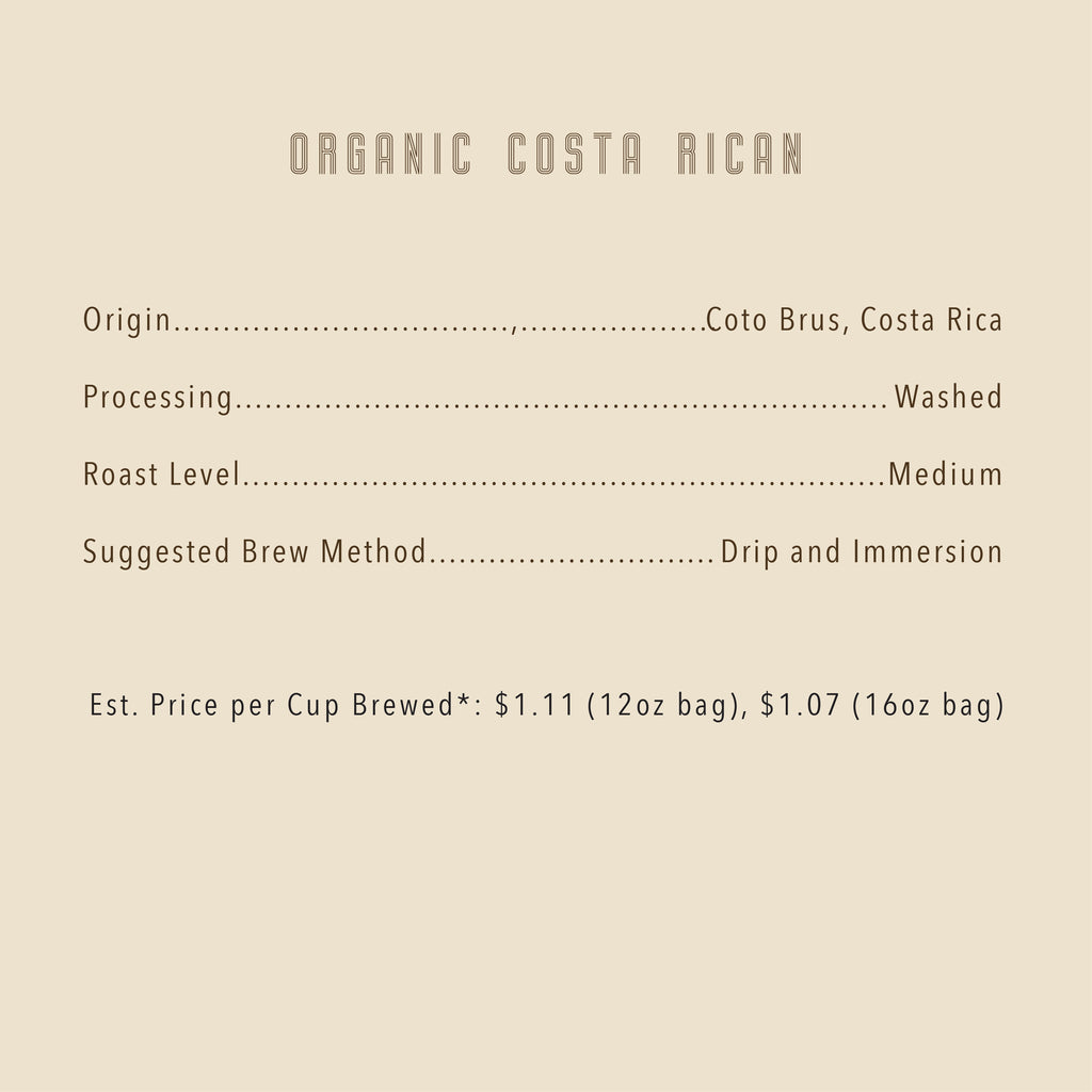Organic Costa Rican