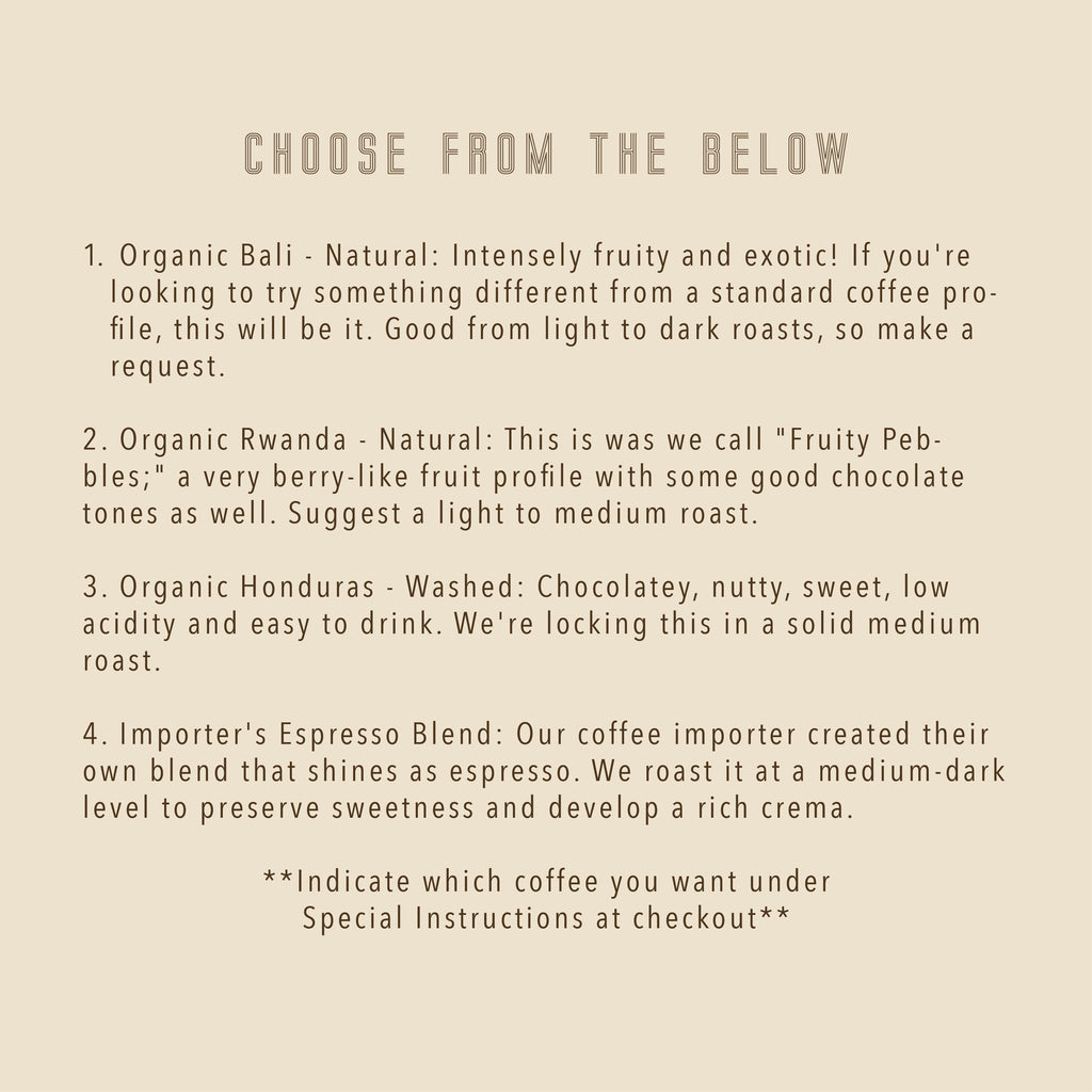 Rotating & Limited Coffees