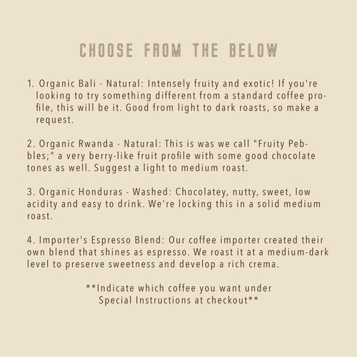 Rotating & Limited Coffees